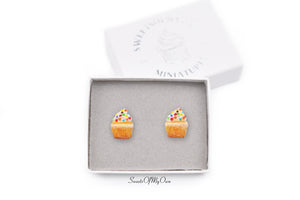 Vanilla Cupcakes - Stud Earrings