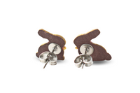Thumbnail for Chocolate Bunny Backs Stud Earrings