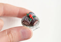 Thumbnail for Miniature Chocolate Yule Log Cake 1:12 Scale