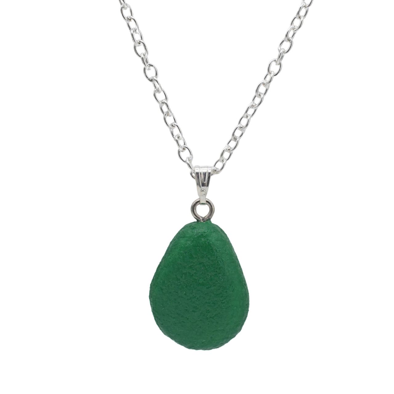 Avocado Half Heart Charm