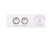 Thumbnail for Coconut Halves - Stud Earrings