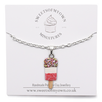 Thumbnail for Ice Lolly Necklace Hanging on a Backing Card
