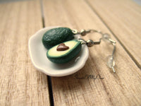 Thumbnail for Avocado Heart Earrings - Dangle Earrings