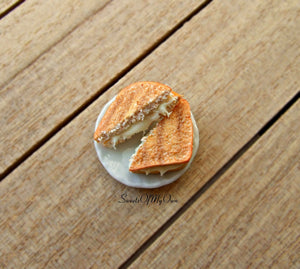 Miniature Melted Cheese Toastie - Dolls House 1:12 Scale