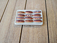 Thumbnail for Miniature Chocolate Eclairs Set - Dolls House 1:12 Scale
