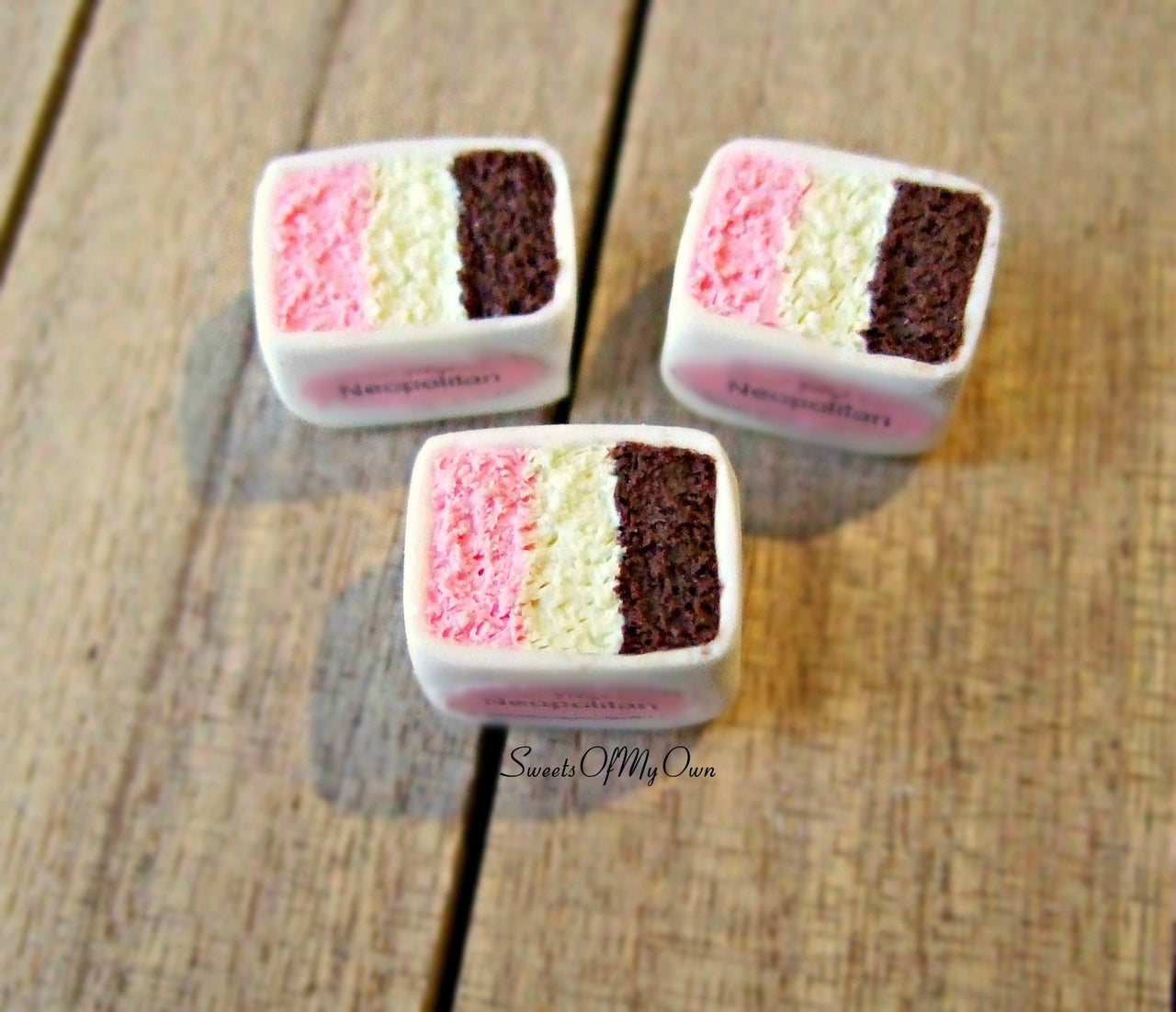 Tub of Neapolitan Ice Cream Miniature - 1:12 Scale