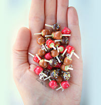 Thumbnail for Miniature Toffee + Chocolate Apples Set of 3 - 1:12 Scale
