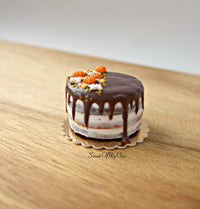 Thumbnail for Spooky Halloween Drip Cake Miniature - Dolls House 1:12 Scale