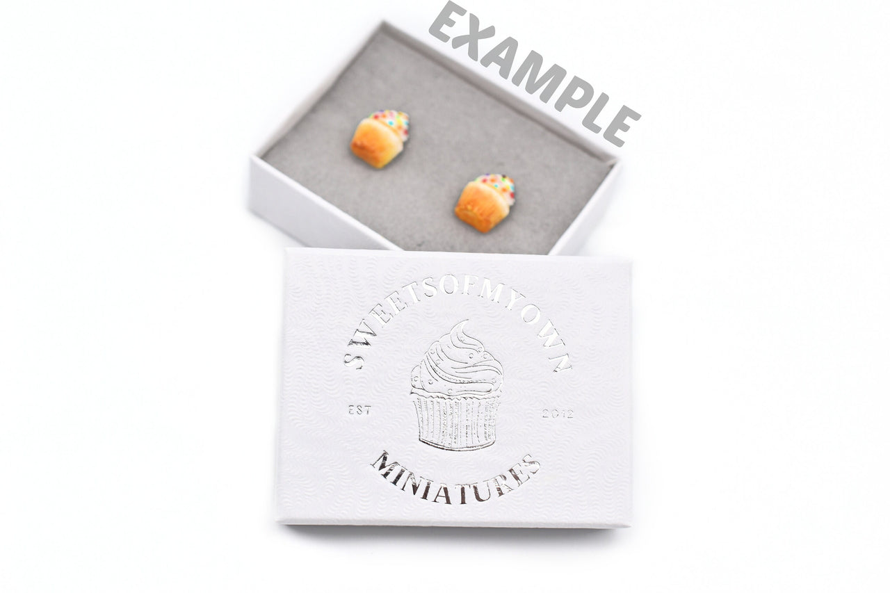 Whole Pizza - Stud Earrings