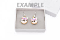 Thumbnail for Avocado Heart Earrings - Dangle Earrings