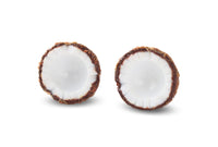 Thumbnail for Coconut Halves - Stud Earrings