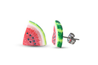 Thumbnail for Watermelon Slices - Stud Earrings