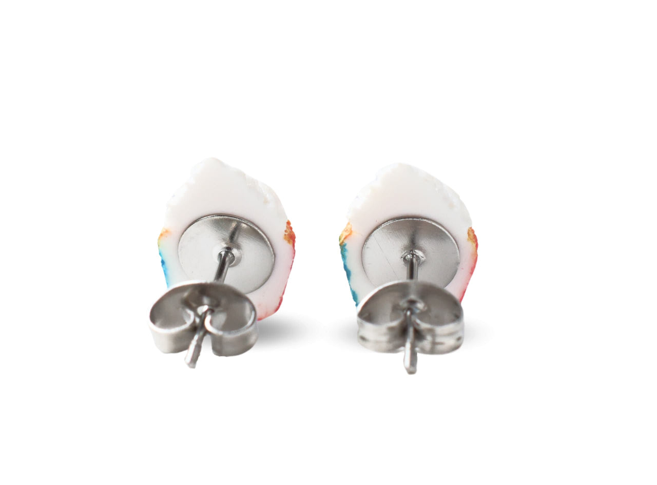 Rainbow Cupcakes - Stud Earrings