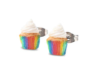 Thumbnail for Rainbow Cupcakes - Stud Earrings