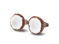 Thumbnail for Coconut Halves - Stud Earrings