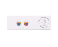 Thumbnail for Rainbow Cupcakes - Stud Earrings
