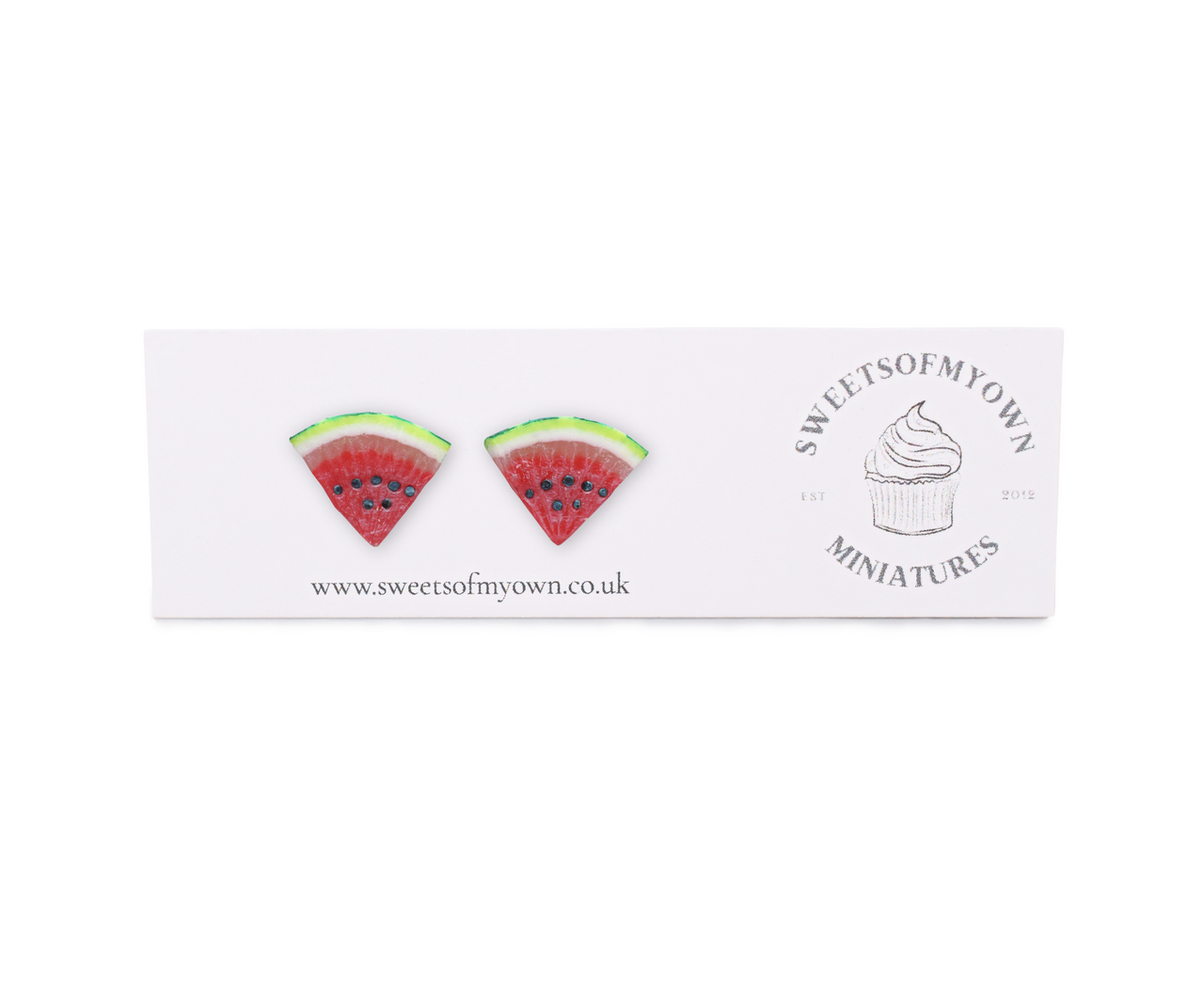 Watermelon Slices - Stud Earrings