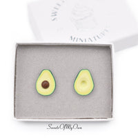 Thumbnail for Avocado Halves - Stud Earrings - MTO
