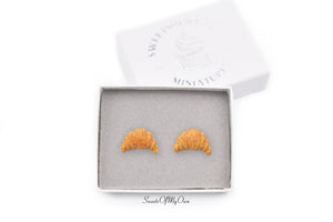 French Croissant - Stud Earrings - MTO