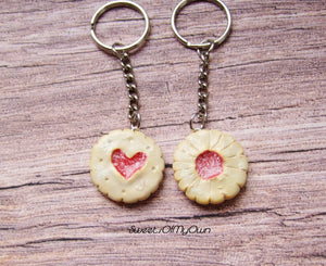 Jam Biscuit Cookie Jammy Dodger Charm - SweetsOfMyOwn