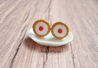 Thumbnail for Cherry Bakewell Cake - Stud Earrings - MTO