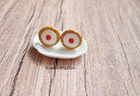 Thumbnail for Cherry Bakewell Cake - Stud Earrings - MTO