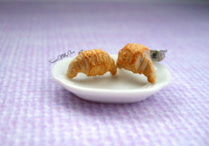 French Croissant - Stud Earrings - MTO