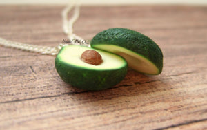 Avocado BFF Charms - Set of 2 Halves - SweetsOfMyOwn