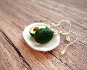 Avocado Halves - Dangle Earrings