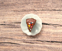 Thumbnail for Chocolate Cake with Sprinkles Charm - SweetsOfMyOwn