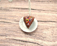 Thumbnail for Chocolate Cake with Sprinkles Charm - SweetsOfMyOwn