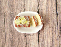 Thumbnail for MTO - Miniature Lemon Drizzle Cake - Doll House 1:12 Scale - SweetsOfMyOwn