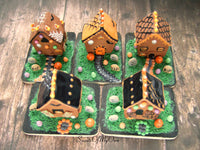 Thumbnail for Miniature Halloween Gingerbread House 1:12 Scale - SweetsOfMyOwn