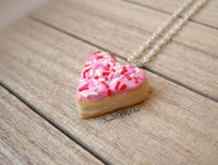 Thumbnail for Pink Heart Donut Charm - SweetsOfMyOwn