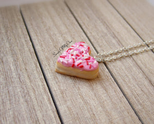 Pink Heart Donut Charm - SweetsOfMyOwn