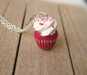 Red Velvet Cupcake Charm - SweetsOfMyOwn