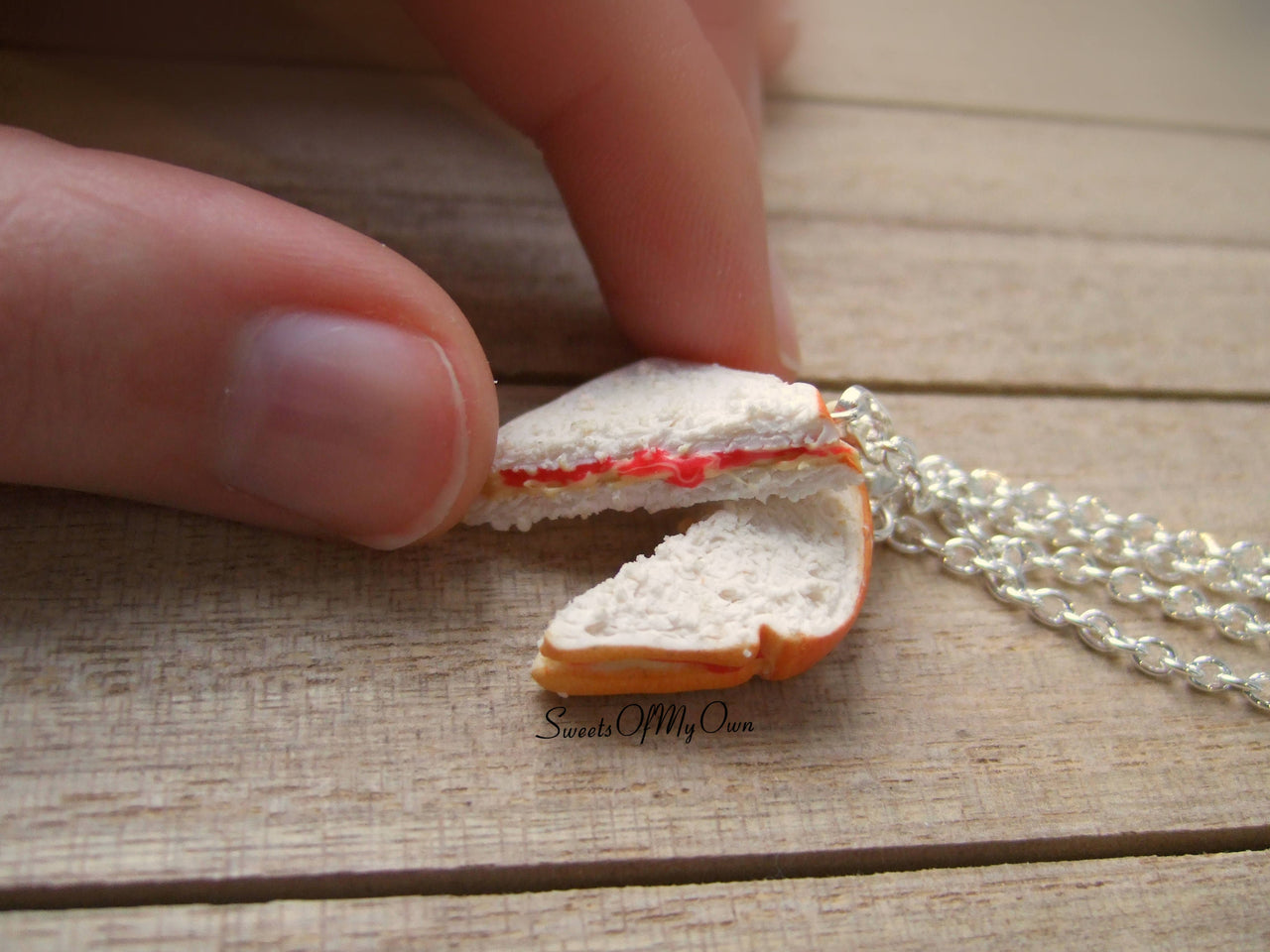 Peanut Butter and Jelly Sandwich BFF Set - Charms/Necklaces/Keychains - MTO