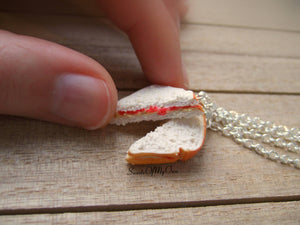 Peanut Butter and Jelly Sandwich BFF Set - Charms/Necklaces/Keychains - MTO