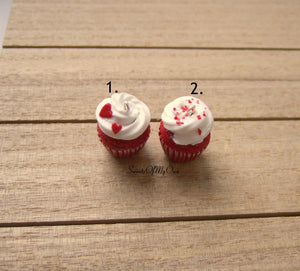 Red Velvet Cupcake Charm - SweetsOfMyOwn