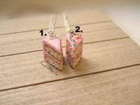 Thumbnail for Pink Cake Slice Charm - MTO