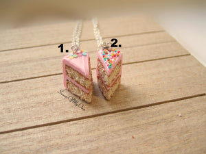 Pink Cake Slice Charm - MTO