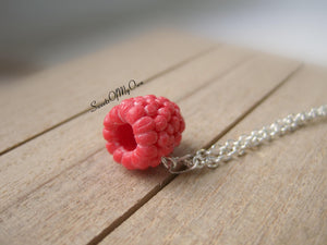 Raspberry Charm - Necklace/Charm/Keychain - MTO