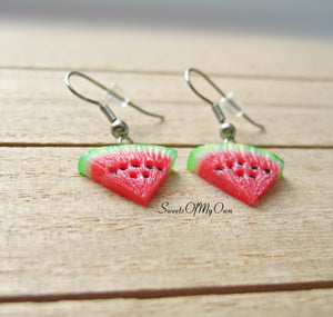 Watermelon Dangle Earrings - MTO
