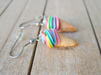 Thumbnail for Rainbow Ice Cream - Dangle Earrings - MTO