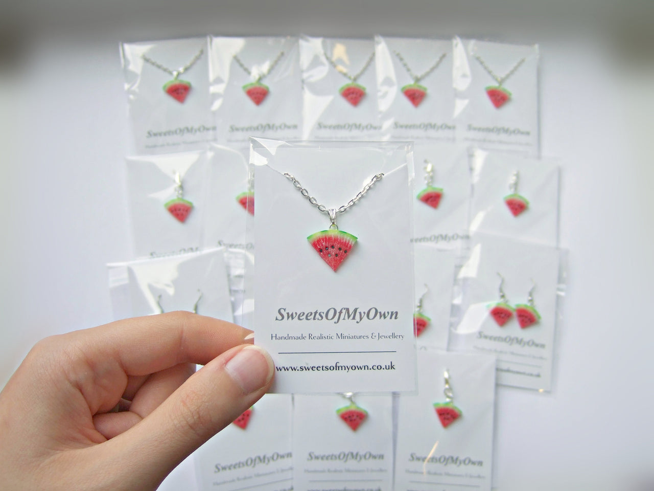 Watermelon Dangle Earrings - MTO