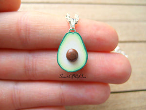 Avocado BFF Charms 1.5cm in size - Set of 2 Halves - SweetsOfMyOwn