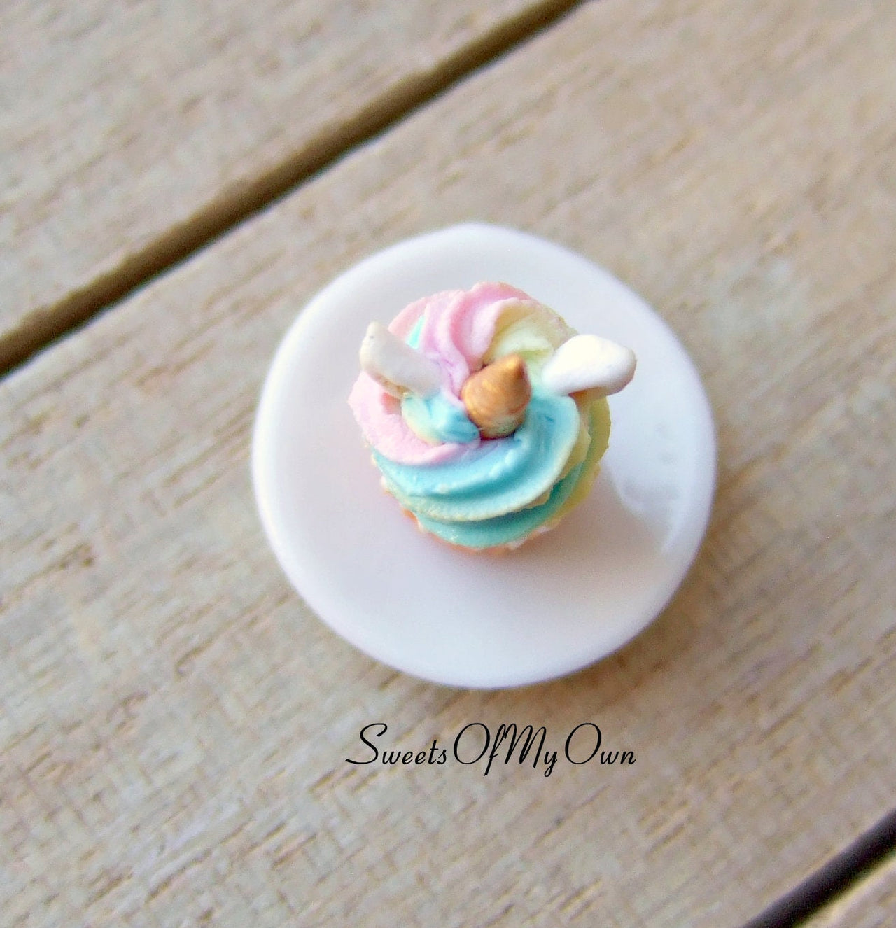 MTO - Miniature Unicorn Cupcakes - Doll House 1:12 Scale - SweetsOfMyOwn