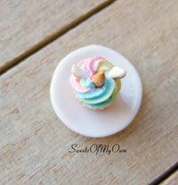 Thumbnail for MTO - Miniature Unicorn Cupcakes - Doll House 1:12 Scale - SweetsOfMyOwn