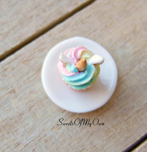 MTO - Miniature Unicorn Cupcakes - Doll House 1:12 Scale - SweetsOfMyOwn