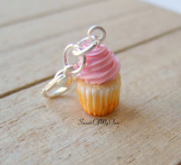 Thumbnail for Pink Cupcake Charm (small) - Necklace/Charm - MTO